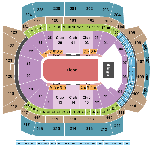 Climate Pledge Arena Olivia Rodrigo Seating Chart